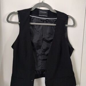 Nicole Benisti Black Tailored Women's Vest